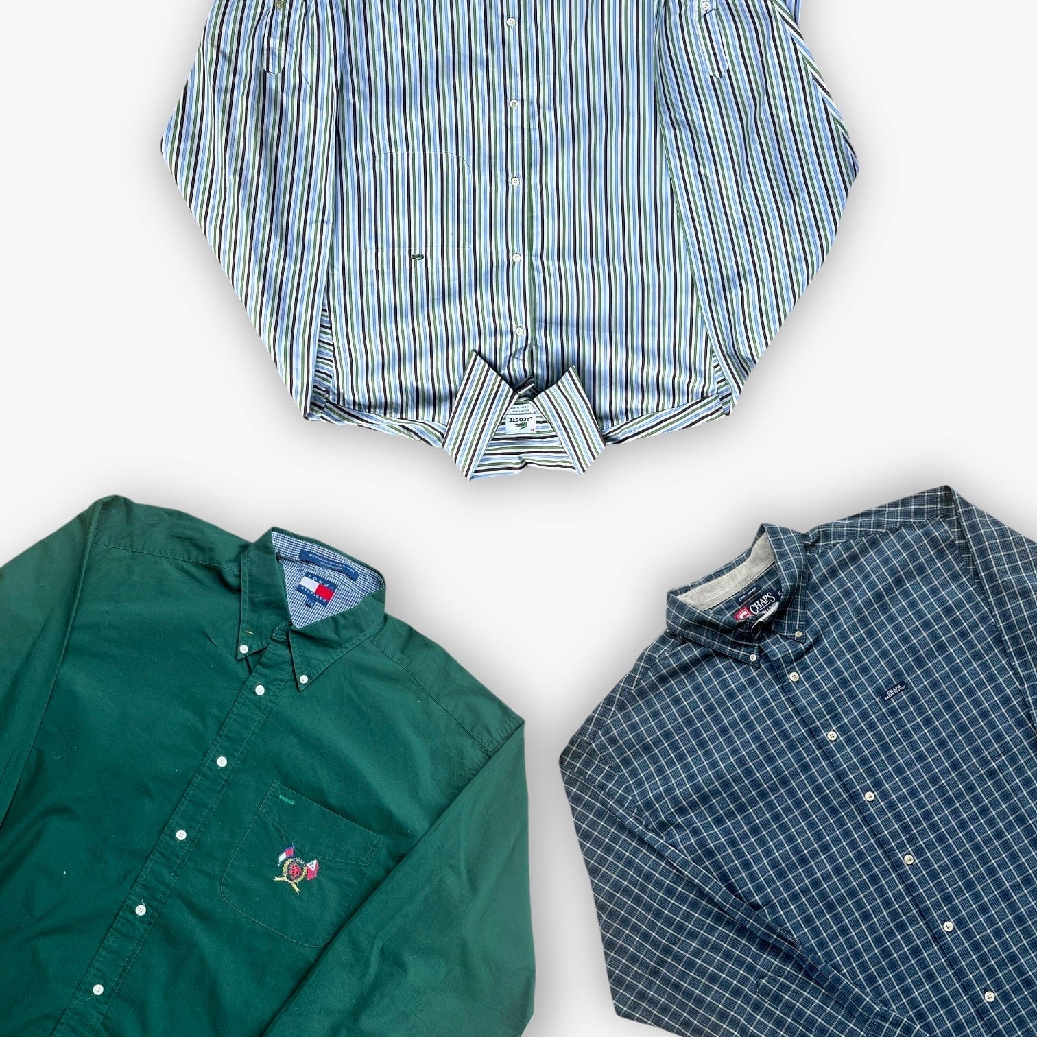 Box chemises de marque – vêtements pliés pour homme – sélection premium seconde main – Place Wholesale