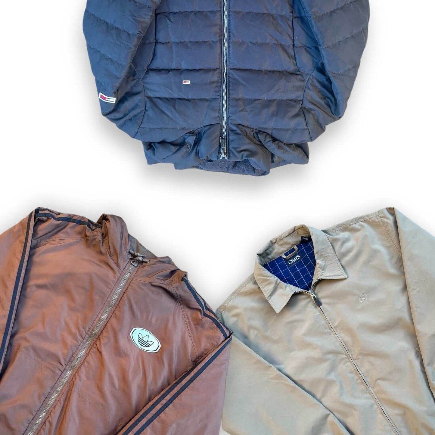 Box manteaux vintage et de marque – vêtements chauds pliés – vente en gros pour friperies – Place Wholesale