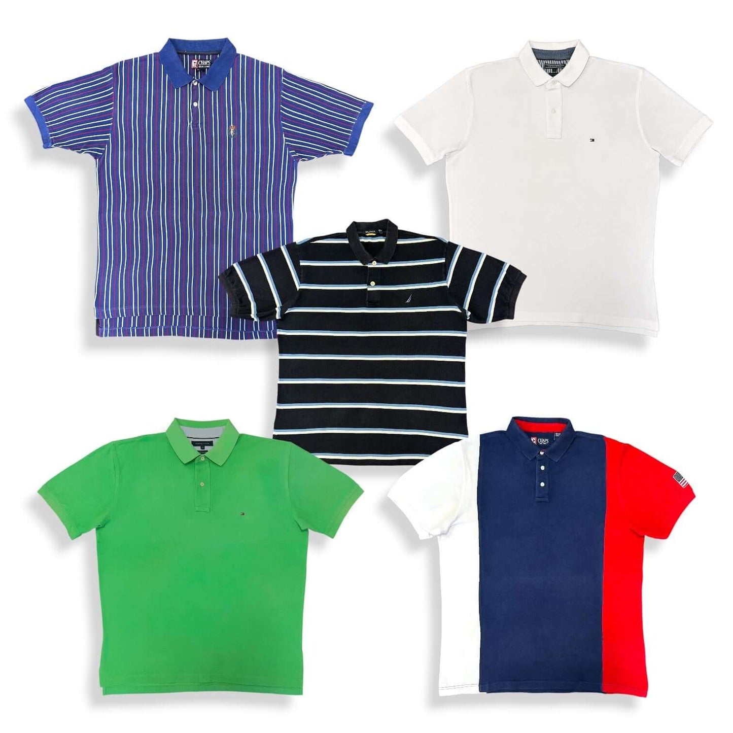 Box de polos vintage de marque pour revendeurs friperie – vêtements premium en gros
