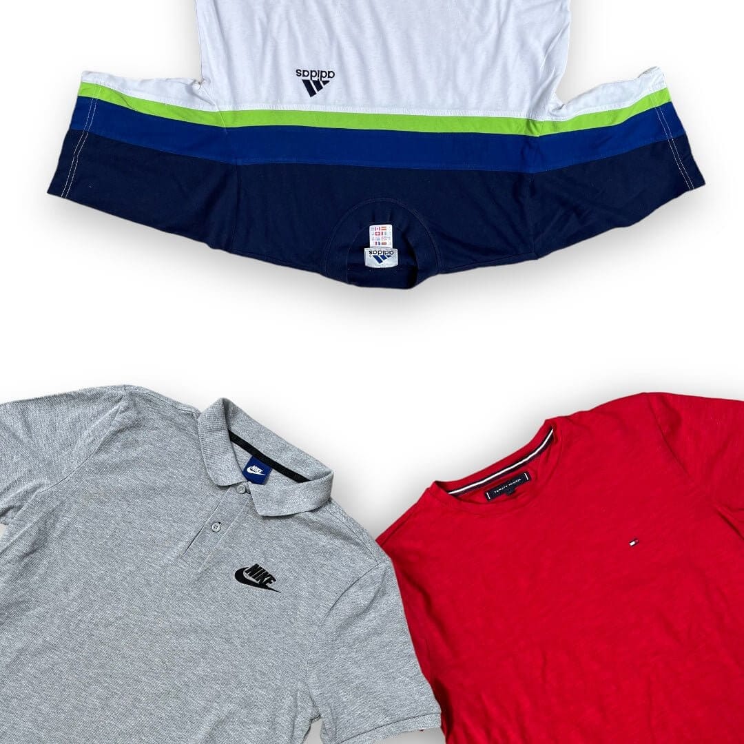 Box t-shirts de marque vintage – Polo, Nike, Adidas – vêtements en gros – Place Wholesale