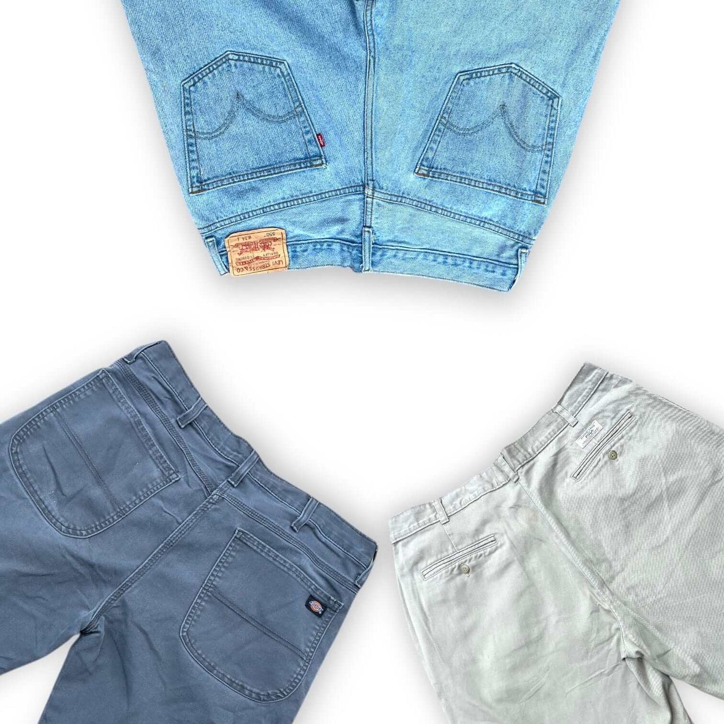 Box de shorts vintage de marque – vêtements d’été pour friperie – Place Wholesale