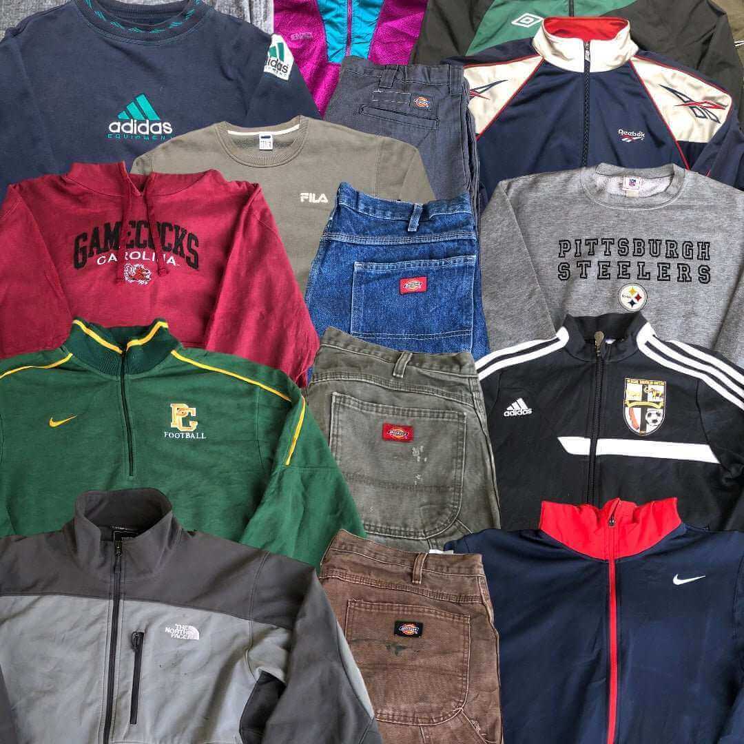Mix hiver GRADE B – vestes, sweats et vêtements chauds – box de seconde main en gros – Place Wholesale