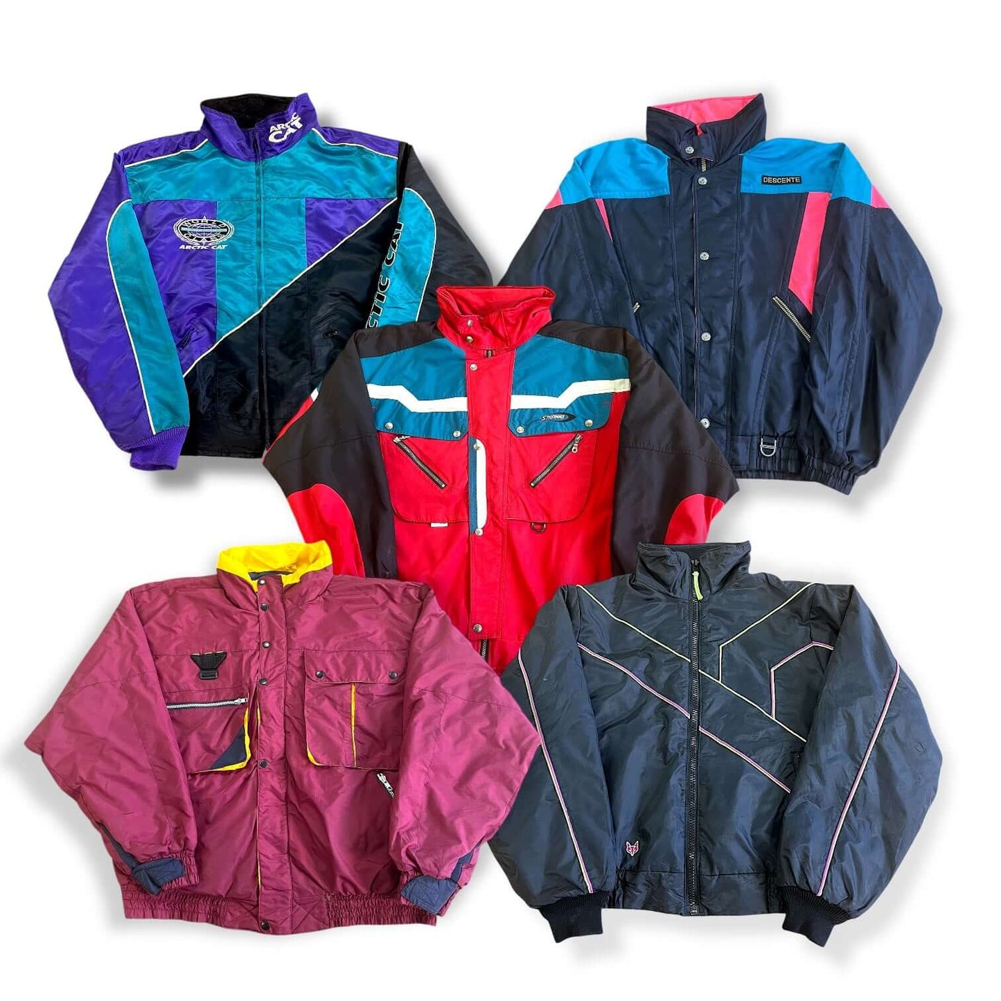 Sélection de manteaux rétro des années 80-90 – box vêtements vintage en gros