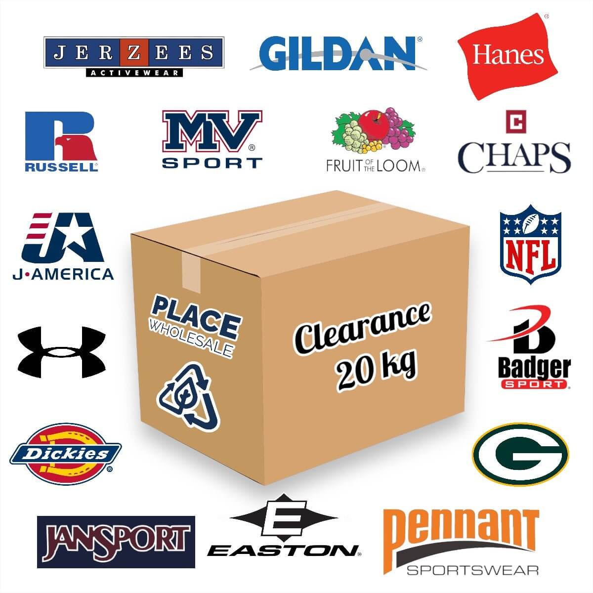 Mix clearance – box de hoodies USA et modernes – 20 kilos – vêtements en gros – Place Wholesale