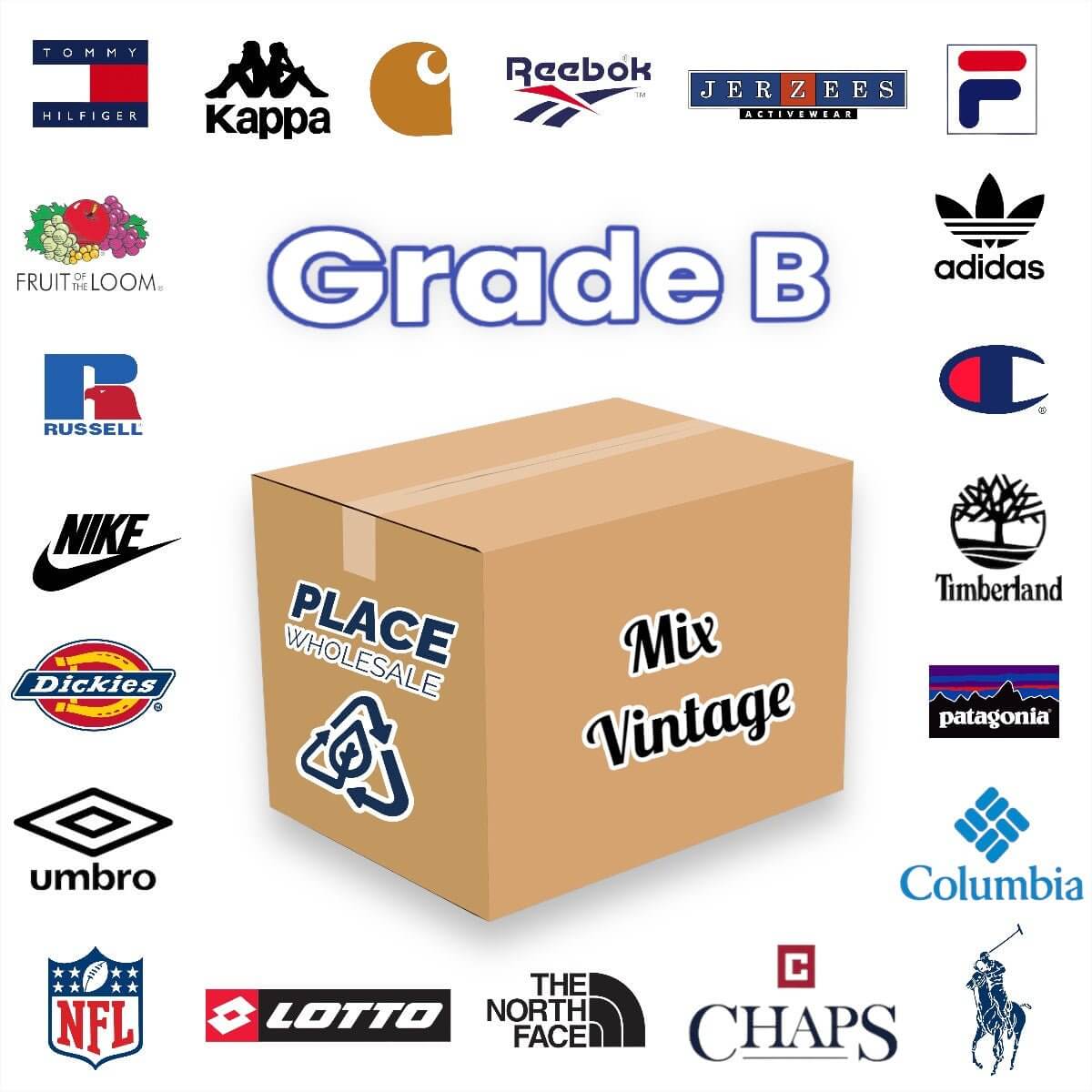 Box vêtements d’hiver GRADE B – mix de pièces seconde main – vente en gros spécial friperie – Place Wholesale
