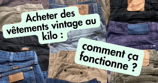 acheter vêtements vintage au kilo comment ça se passe grossiste friperie