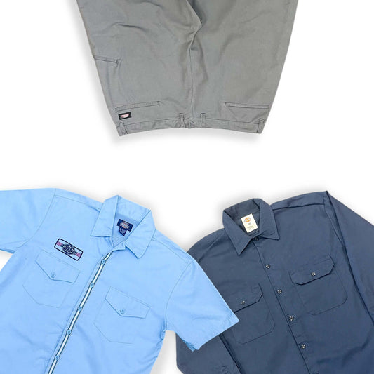 box vêtements Dickies vintage en gros mix pièces workwear revente friperie