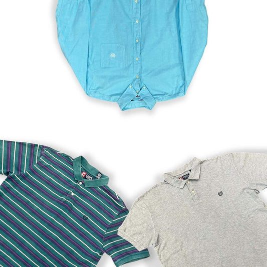 Box de polos et chemises Chaps vintage en gros – style Ralph Lauren pour friperie et e-shop