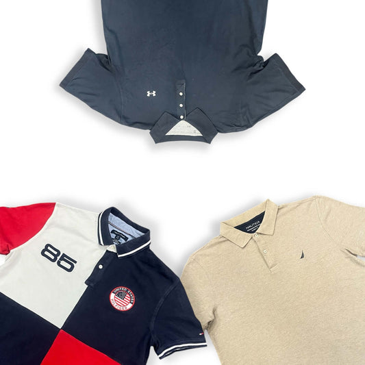 Box de polos vintage de marque – sélection pour revendeur friperie