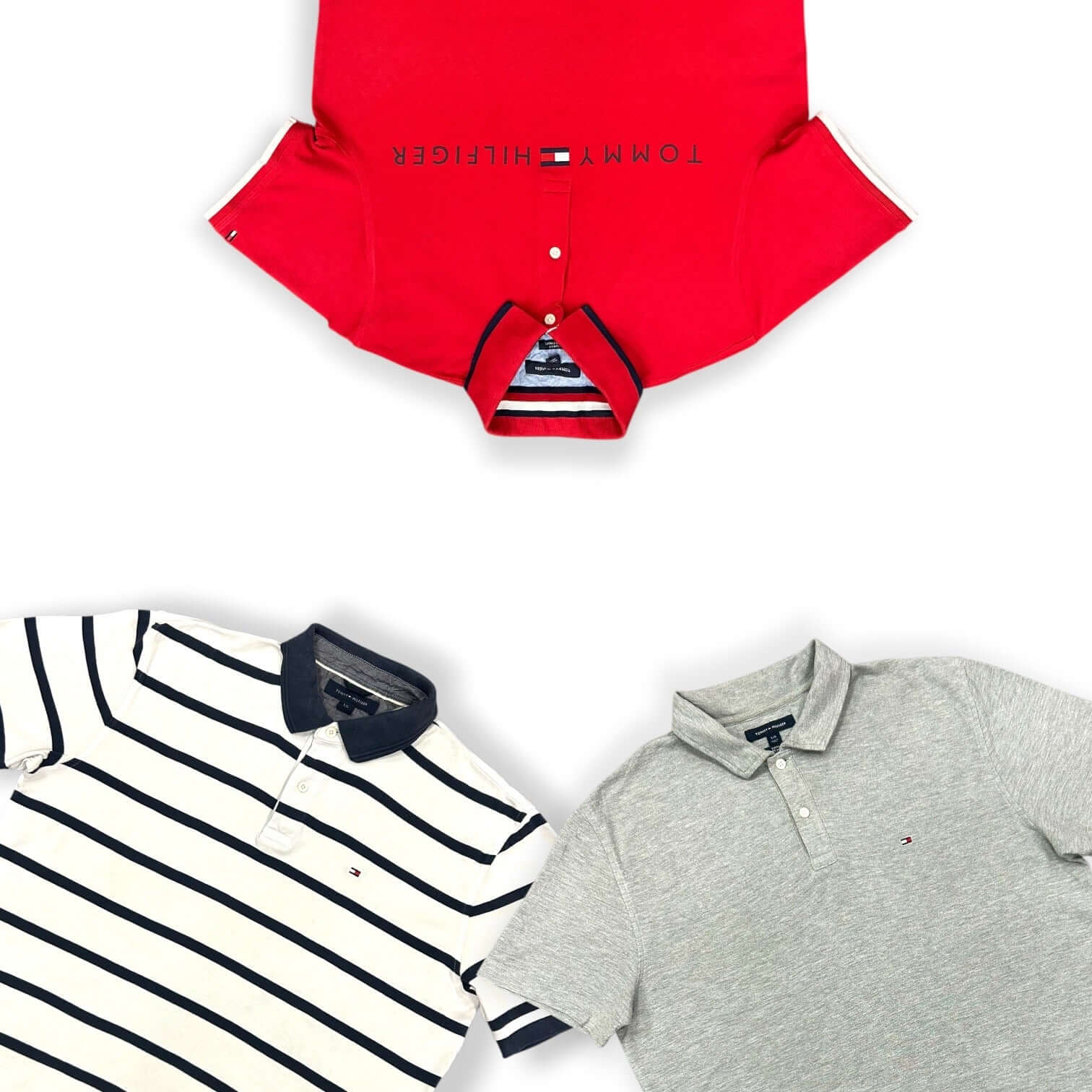 Polos Tommy Hilfiger vintage en gros pour boutiques et e-commerçants