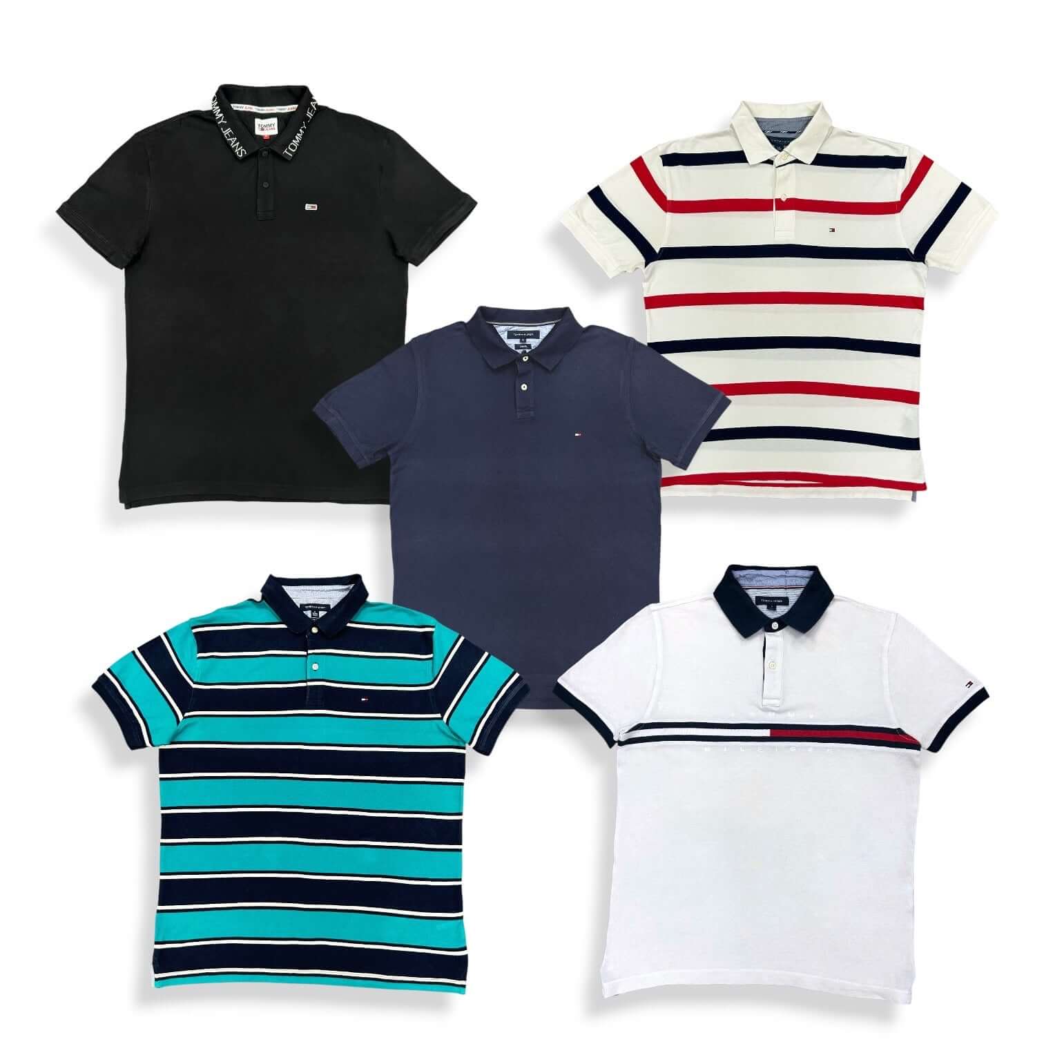 Sélection de polos Tommy Hilfiger vintage pour revendeurs de seconde main
