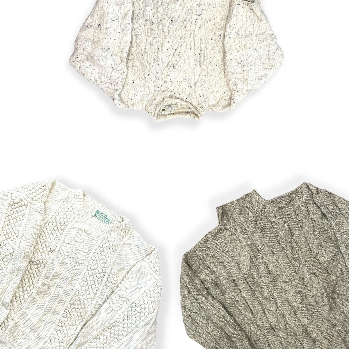 Sélection de pull en laine Irlandais 