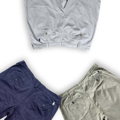 Box de shorts Ralph Lauren vintage – vêtements pliés avec logo – vente en gros spécial friperie – Place Wholesale