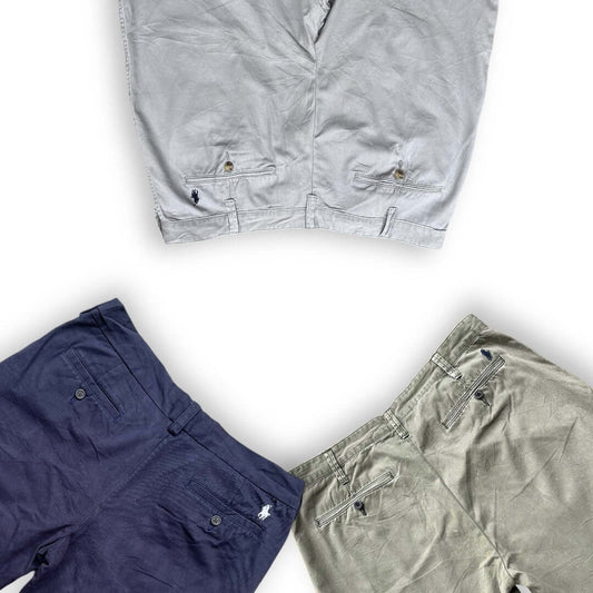 Box de shorts Ralph Lauren vintage – vêtements pliés avec logo – vente en gros spécial friperie – Place Wholesale