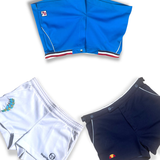 Box vintage shorts de tennis 90s – style sport rétro homme femme