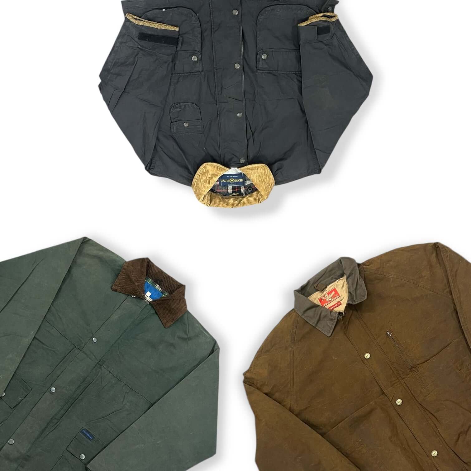 Veste cirée vintage wax jacket – matière imperméable