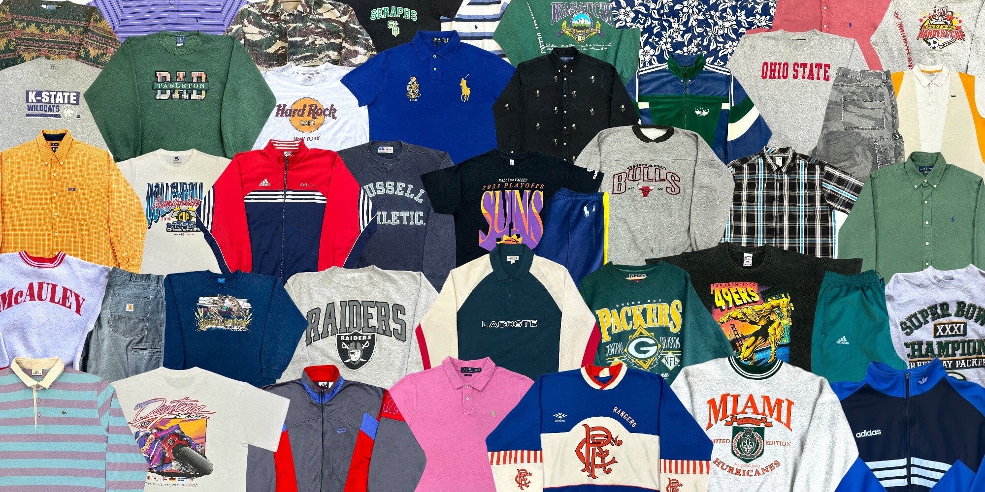 Grossiste friperie vintage en France – sélection de vêtements vintage pour revendeurs