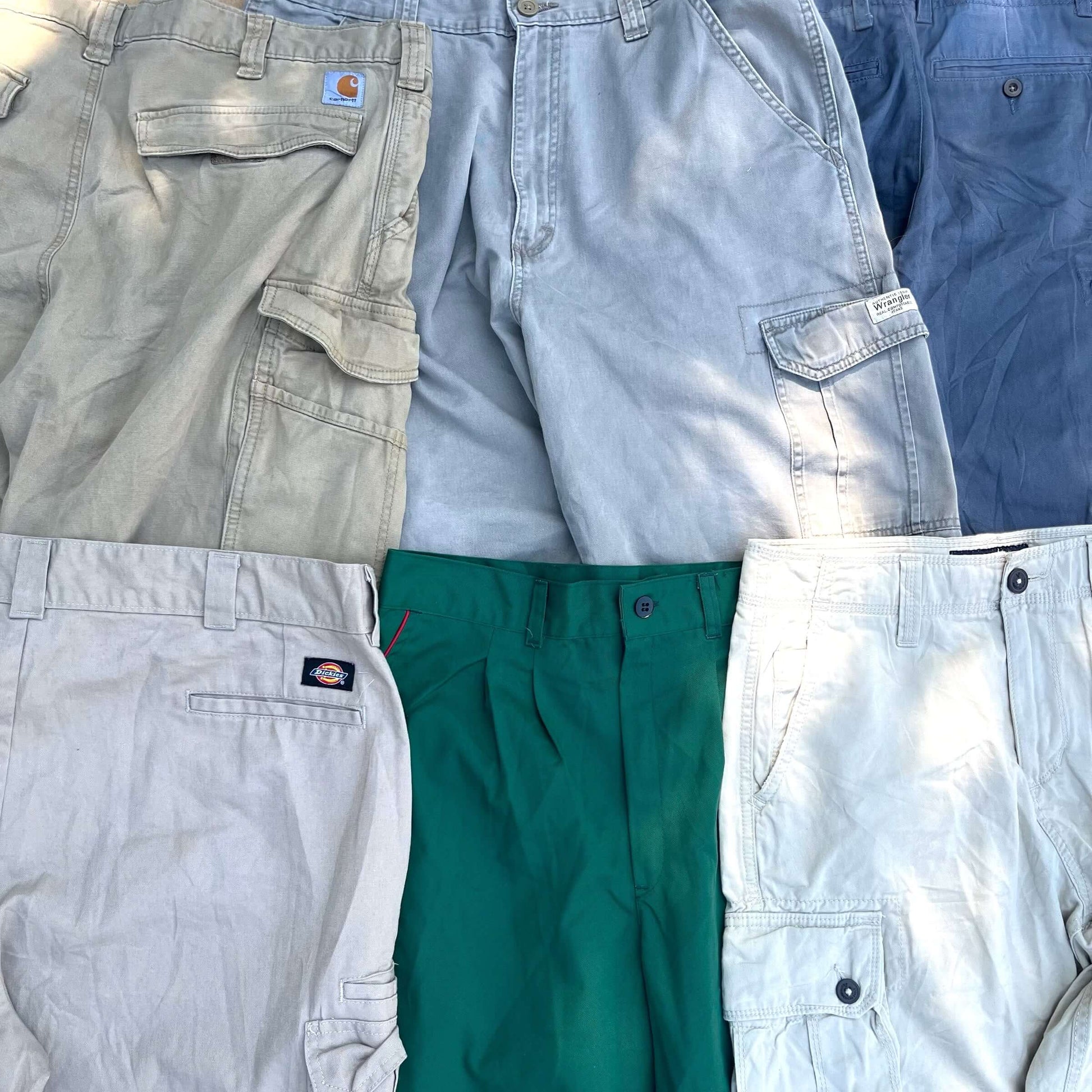 Lot vintage n°29 – shorts cargo homme, style utilitaire et vintage