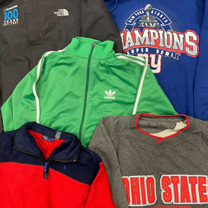 Lot mix hiver 10 pièces – pulls et sweats vintage colorés Place Wholesale