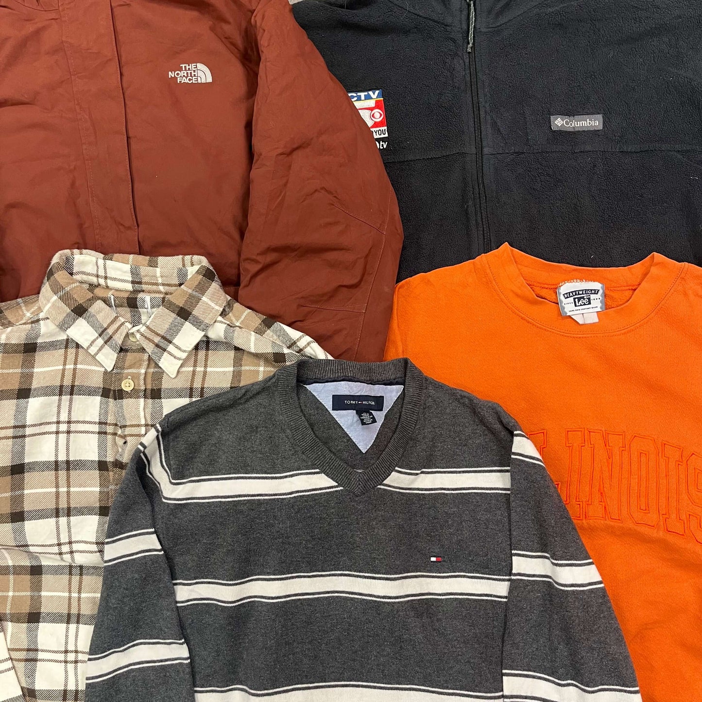 Lot mix hiver 10 pièces – pulls et pantalons chauds assortis