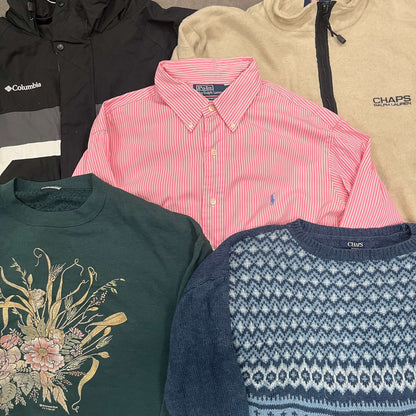 Sweat rose vintage porté avec jean – pièce hiver tendance friperie