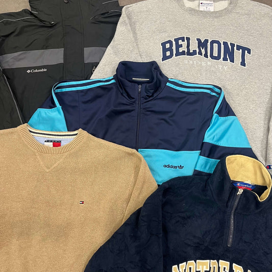 Lot n°60 mix hiver vintage – vêtements hiver en gros pour friperies