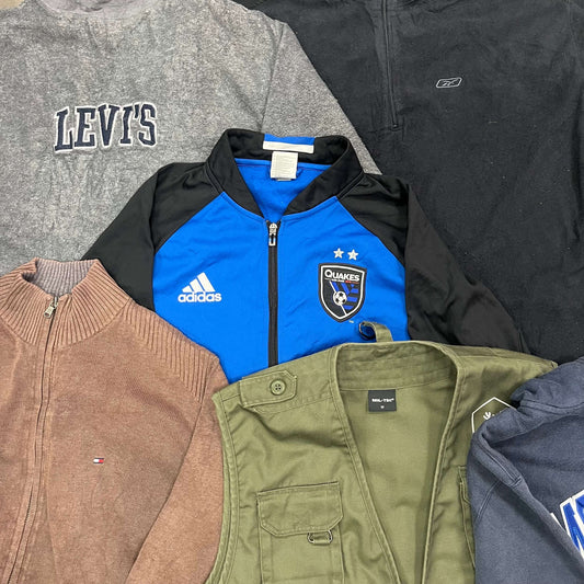 Photo lot vintage mix hiver 10 pièces – vêtements chauds de marque