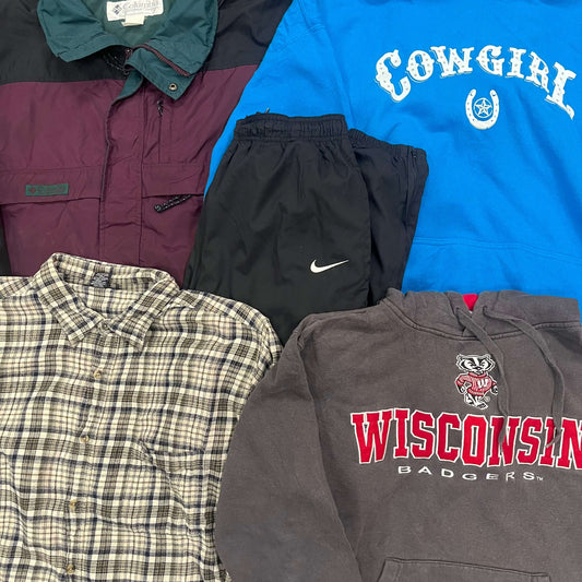 Photo lot vintage mix hiver 10 pièces – vêtements chauds de marque