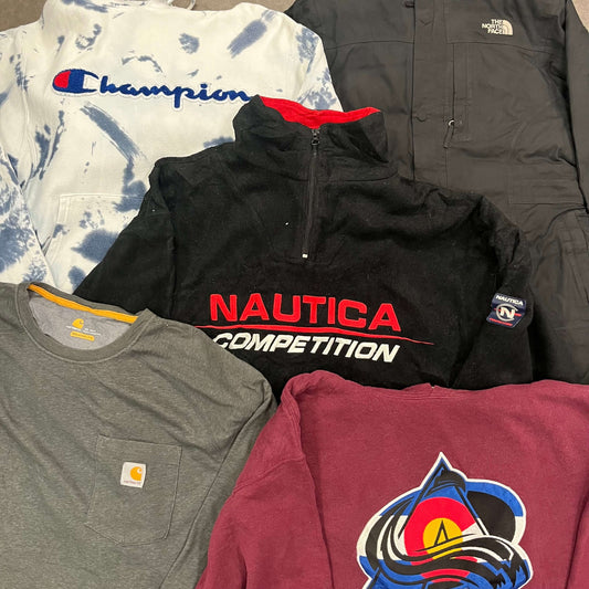Photo lot vintage mix hiver 10 pièces – hoodies polaires sweats