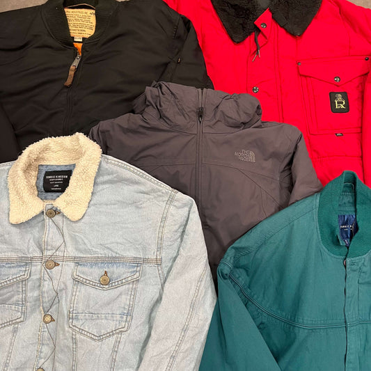 Photo lot vintage manteaux et vestes 10 pièces – sélection hiver