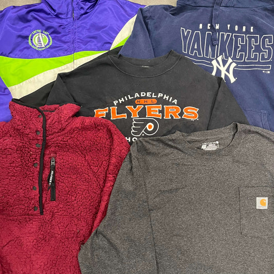 Photo lot vintage mix hiver 10 pièces – vêtements de marque pour revendeur