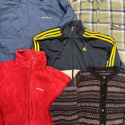 lot vêtements vintage mix hiver 10 pièces marques premium