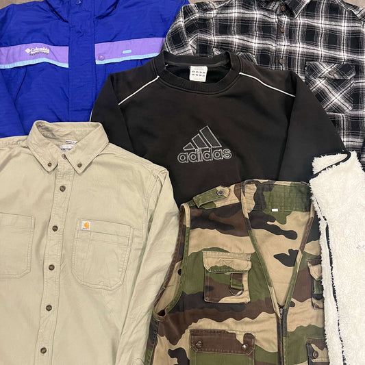 Lot mix marques vintage 10 pièces grossiste friperie qualité grade A