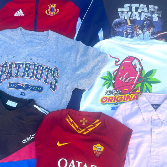 Lot vintage n°26 de 20 pièces – vêtements colorés pour revente, style rétro et sportswear