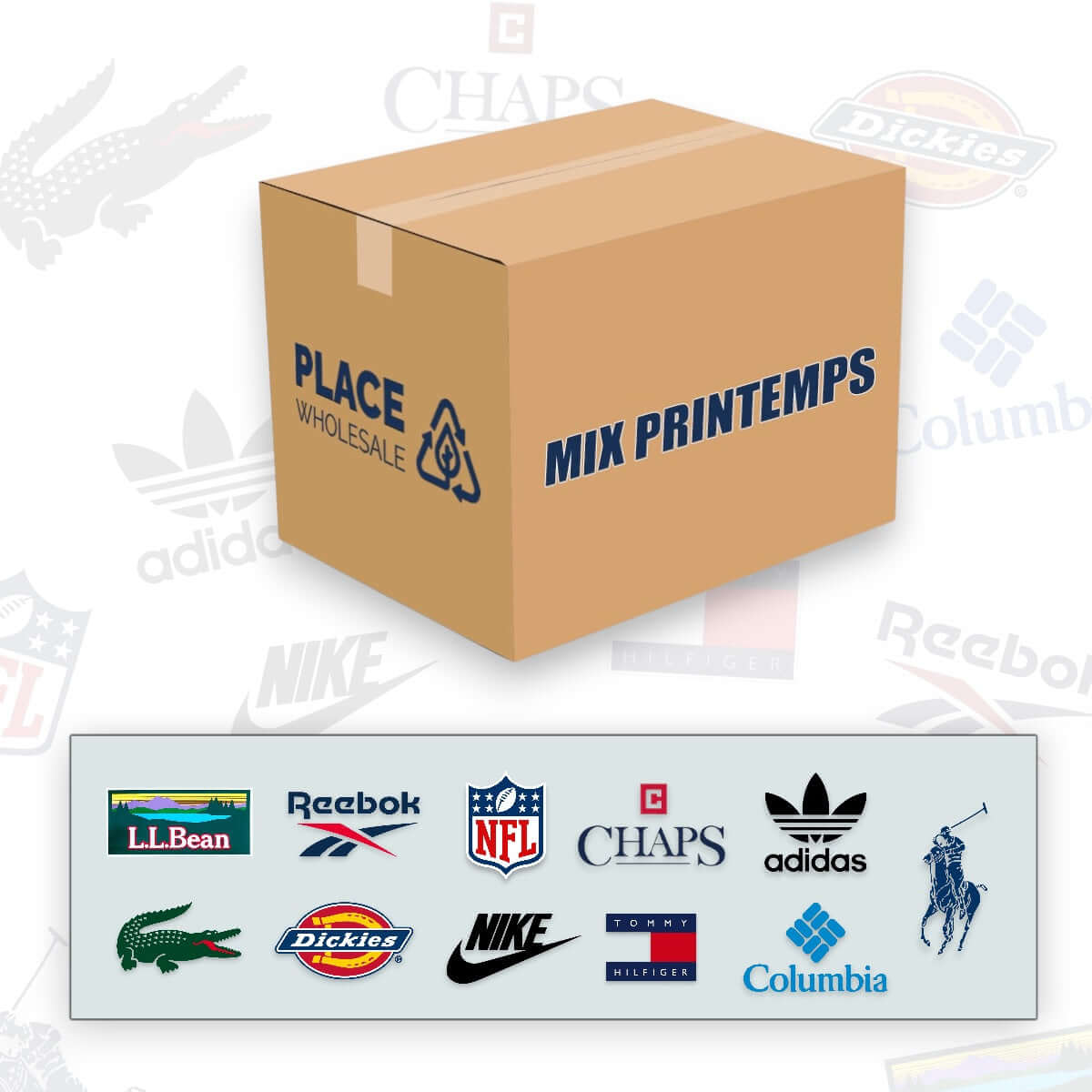 Box printemps vintage et de marque en gros – vêtements mi-saison pour friperies et revendeurs