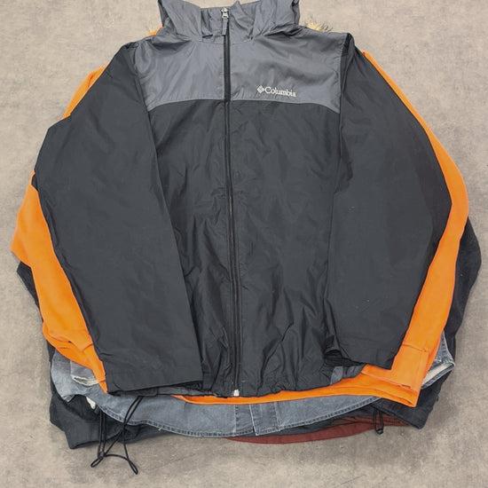 Veste polaire grise – lot mix hiver 10 pièces