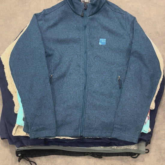 Polaire vintage de marque unie – coloris et matière