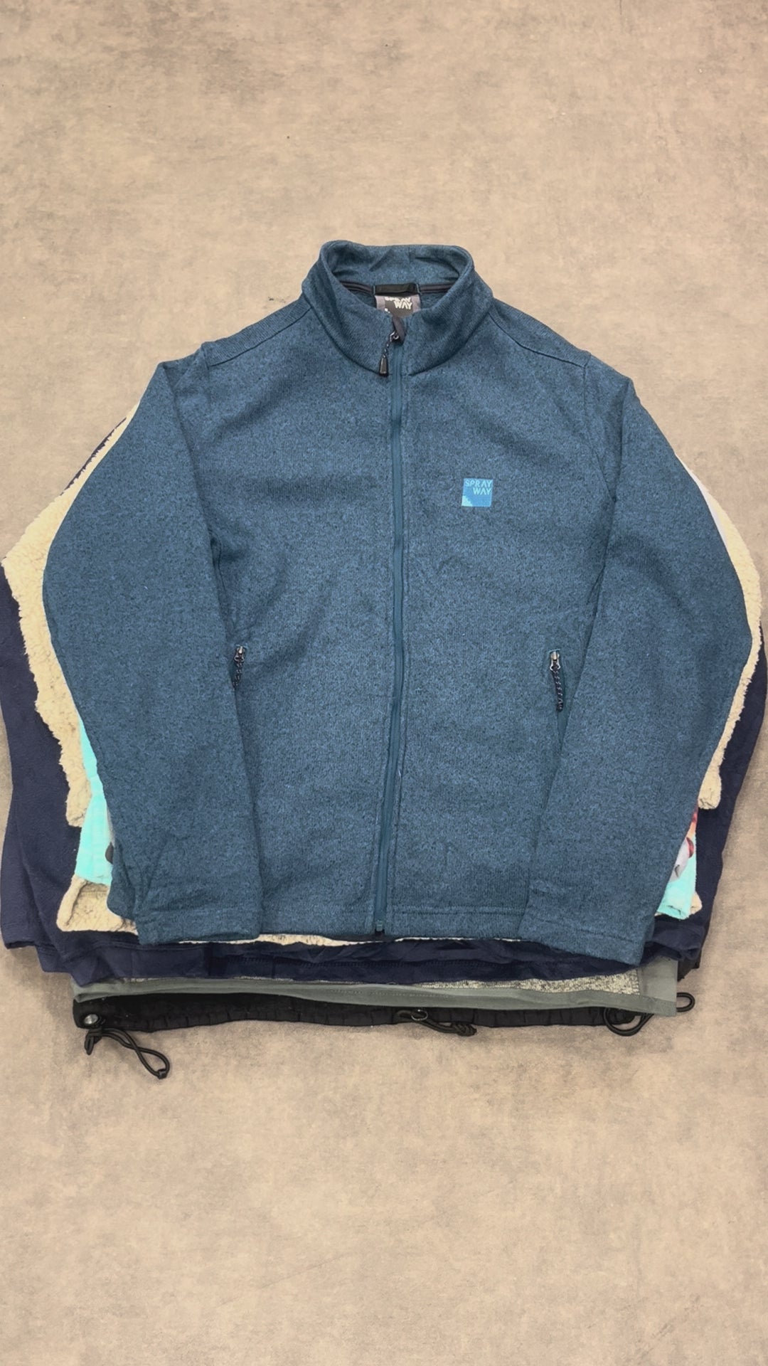 Polaire vintage de marque unie – coloris et matière