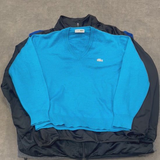 Détail du lot n°44 mix hiver – sélection vintage de friperie, pulls et vestes rétro