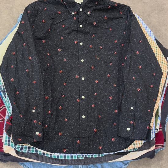 Lot n°61 chemises vintage – vêtements vintage en gros pour friperie professionnelle