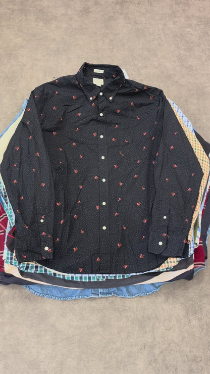 Lot n°61 chemises vintage – vêtements vintage en gros pour friperie professionnelle