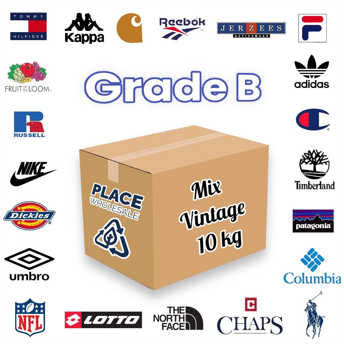 Mix - Sweat/Hoodie marque & vintage GRADE B - Place Wholesale